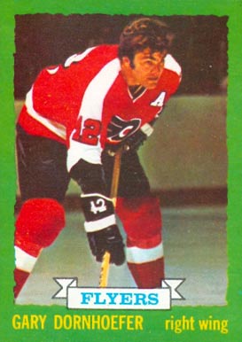 1973 O-Pee-Chee Gary Dornhoefer #182 Hockey Card