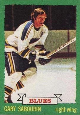 1973 O-Pee-Chee Gary Sabourin #168 Hockey Card