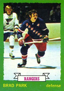 1973 O-Pee-Chee Brad Park #165 Hockey Card