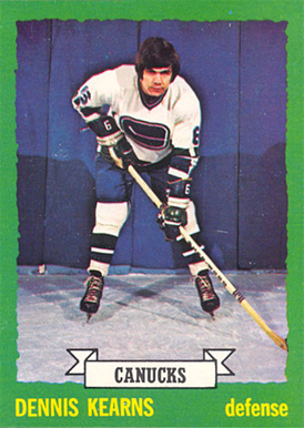 1973 O-Pee-Chee Dennis Kearns #162 Hockey Card