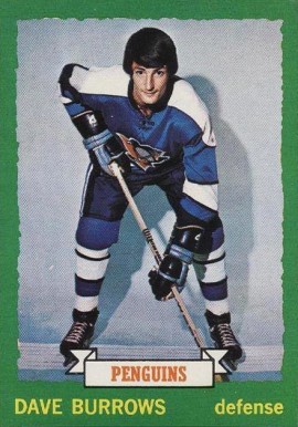 1973 O-Pee-Chee Dave Burrows #140 Hockey Card