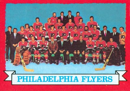 1973 O-Pee-Chee Philadelphia Flyers Team #103 Hockey Card