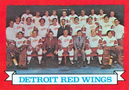 1973 O-Pee-Chee Red Wings Team #97 Hockey Card