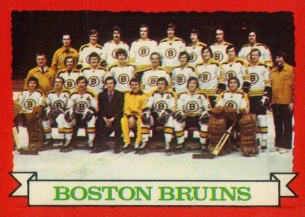 1973 O-Pee-Chee Bruins Team #93 Hockey Card