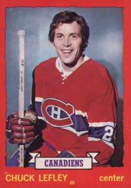 1973 O-Pee-Chee Chuck Lefley #44 Hockey Card