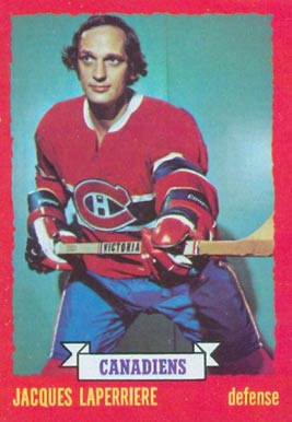 1973 O-Pee-Chee Jacques Laperriere #40 Hockey Card