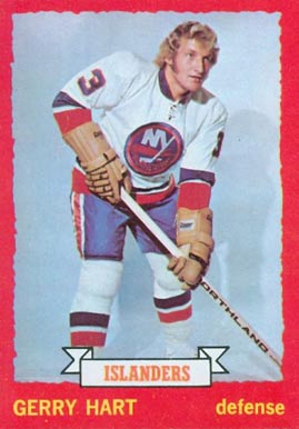 1973 O-Pee-Chee Gerry Hart #34 Hockey Card