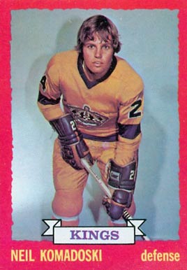 1973 O-Pee-Chee Neil Komadoski #16 Hockey Card