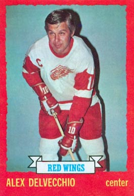 1973 O-Pee-Chee Alex Delvecchio #1 Hockey Card