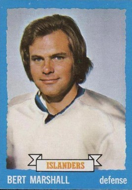 1973 Topps Bert Marshall #51 Hockey Card