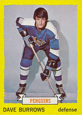 1973 Topps Dave Burrows #27 Hockey Card
