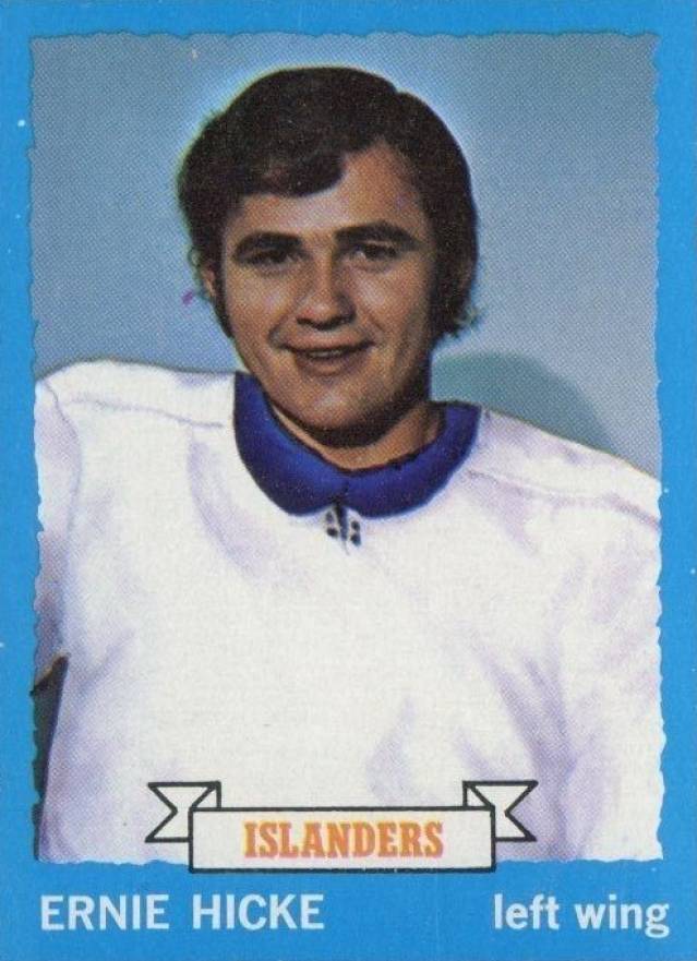 1973 Topps Ernie Hicke #18 Hockey Card