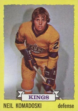 1973 Topps Neil Komadoski #16 Hockey Card