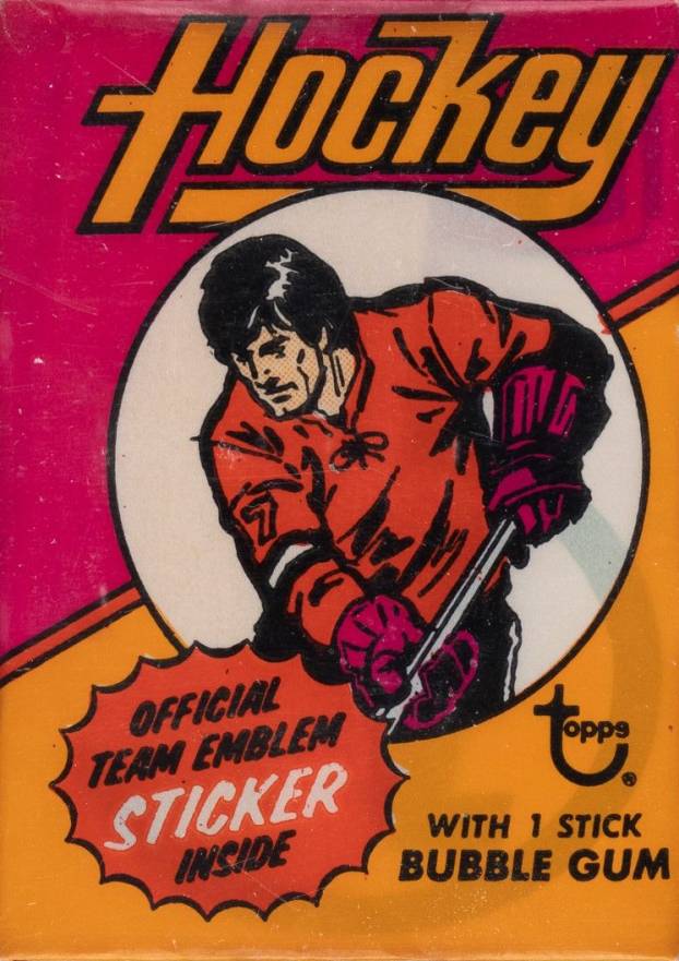 1973 Topps Wax Pack #WP Hockey Card