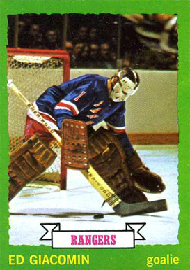1973 Topps Ed Giacomin #140 Hockey Card