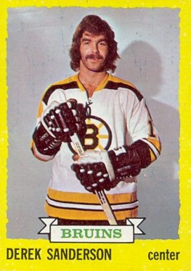 1973 Topps Derek Sanderson #182 Hockey Card