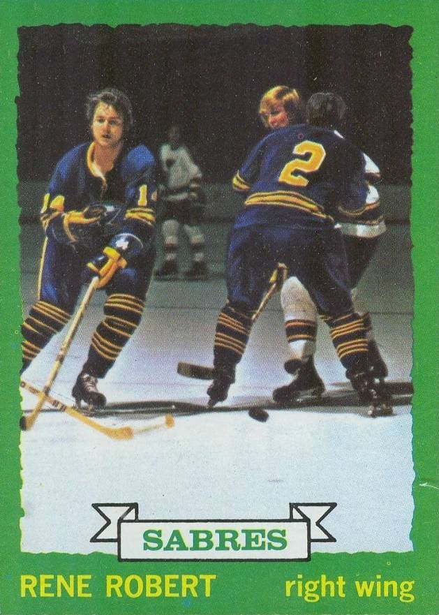 1973 Topps Rene Robert #139 Hockey Card