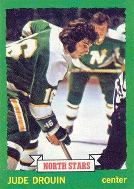 1973 Topps Jude Drouin #125 Hockey Card