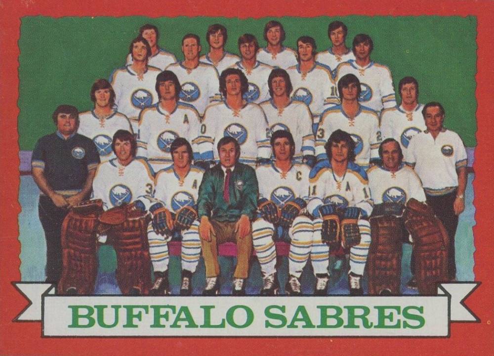 1973 Topps Sabres Team #94 Hockey Card