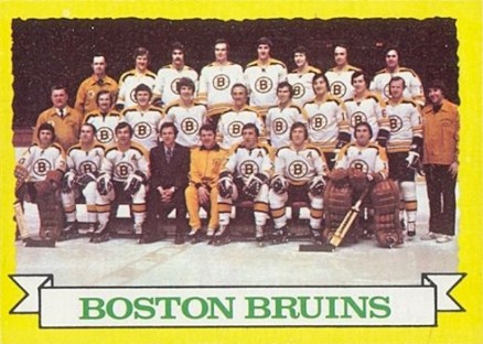 1973 Topps Bruins Team #93 Hockey Card