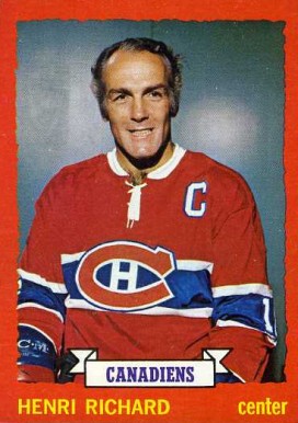 1973 Topps Henri Richard #87 Hockey Card
