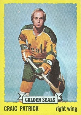 1973 Topps Craig Patrick #52 Hockey Card