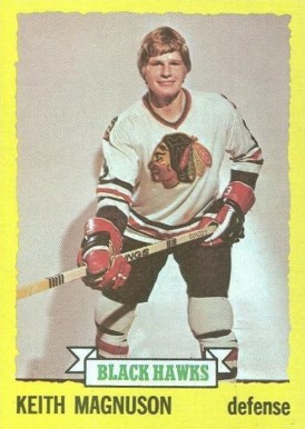 1973 Topps Keith Magnuson #44 Hockey Card