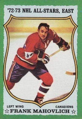 1973 Topps Frank Mahovlich #40 Hockey Card