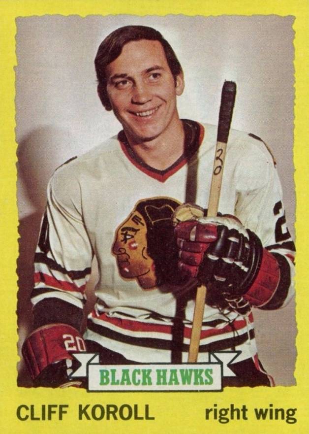 1973 Topps Cliff Koroll #28 Hockey Card