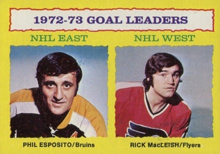 1973 Topps P.Esposito/Macleish #1 Hockey Card