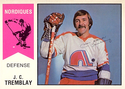 1974 O-Pee-Chee WHA J.C. Tremblay #18 Hockey Card