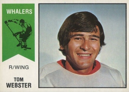 1974 O-Pee-Chee WHA Tom Webster #8 Hockey Card