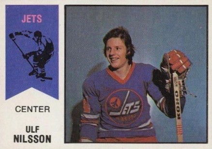 1974 O-Pee-Chee WHA Ulf Nilsson #4 Hockey Card