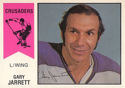1974 O-Pee-Chee WHA Gary Jarrett #61 Hockey Card