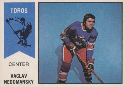 1974 O-Pee-Chee WHA Vaclav Nedomansky #49 Hockey Card