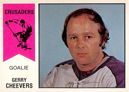 1974 O-Pee-Chee WHA Gerry Cheevers #30 Hockey Card