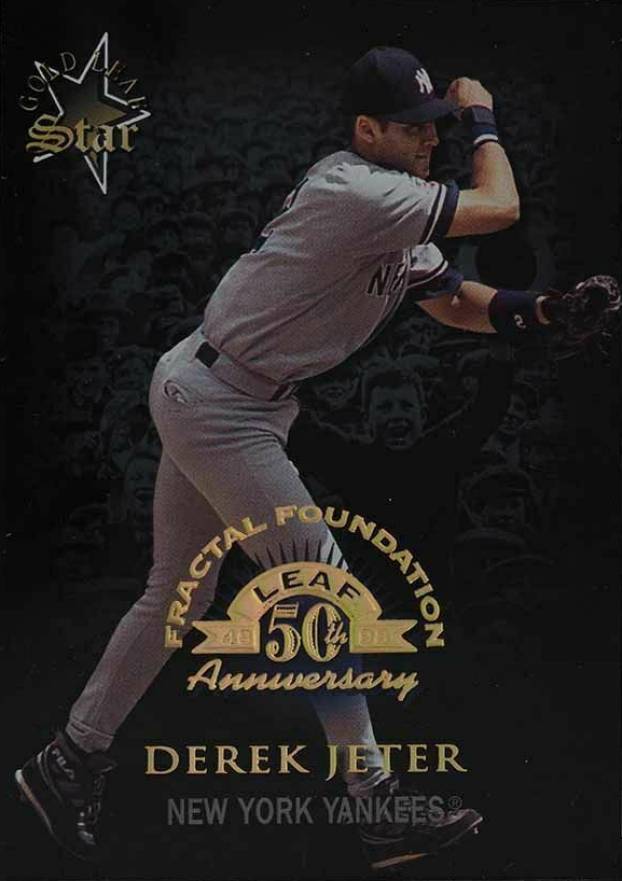 1998 Leaf Fractal Foundation Derek Jeter #164 Baseball Card