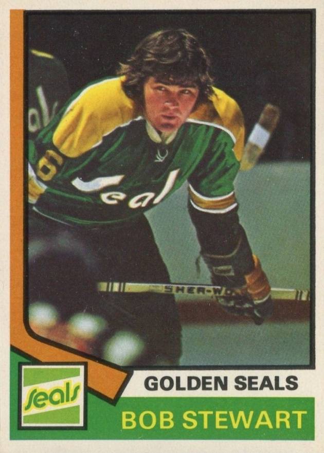 1974 O-Pee-Chee Bob Stewart #92 Hockey Card