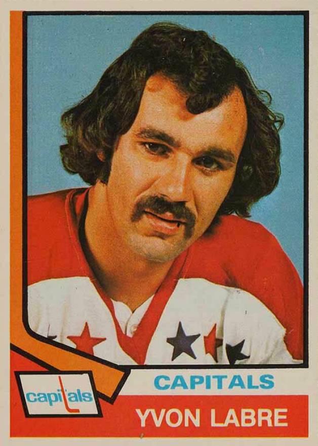 1974 O-Pee-Chee Yvon Labre #345 Hockey Card