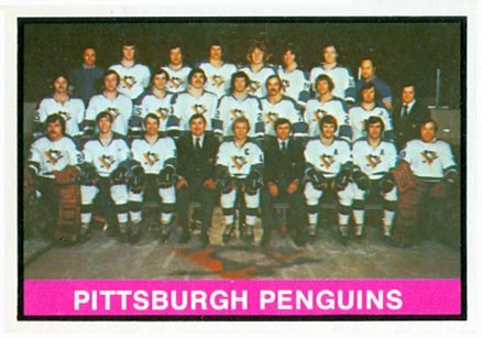 1974 O-Pee-Chee Pittsburgh Penguins #274 Hockey Card