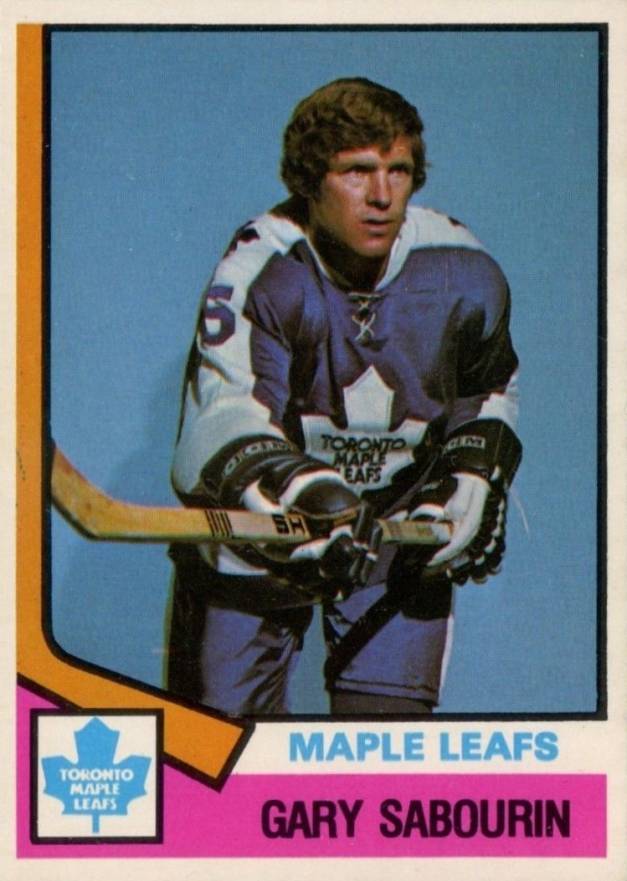1974 O-Pee-Chee Gary Sabourin #368 Hockey Card