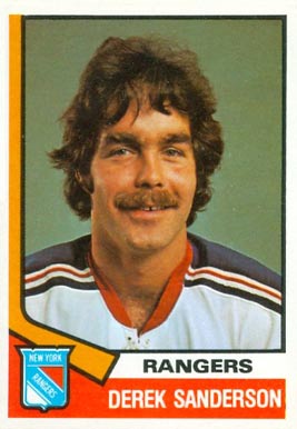 1974 O-Pee-Chee Derek Sanderson #290 Hockey Card