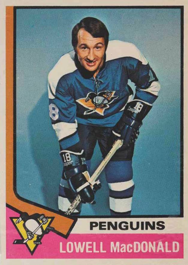 1974 O-Pee-Chee Lowell Macdonald #30 Hockey Card