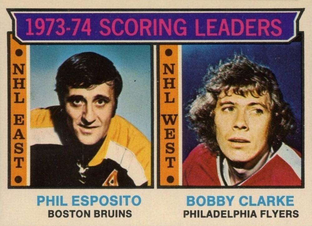 1974 O-Pee-Chee Scoring Leaders #3 Hockey Card