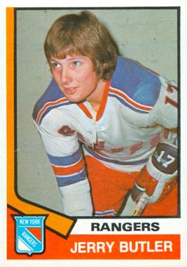 1974 O-Pee-Chee Jerry Butler #393 Hockey Card
