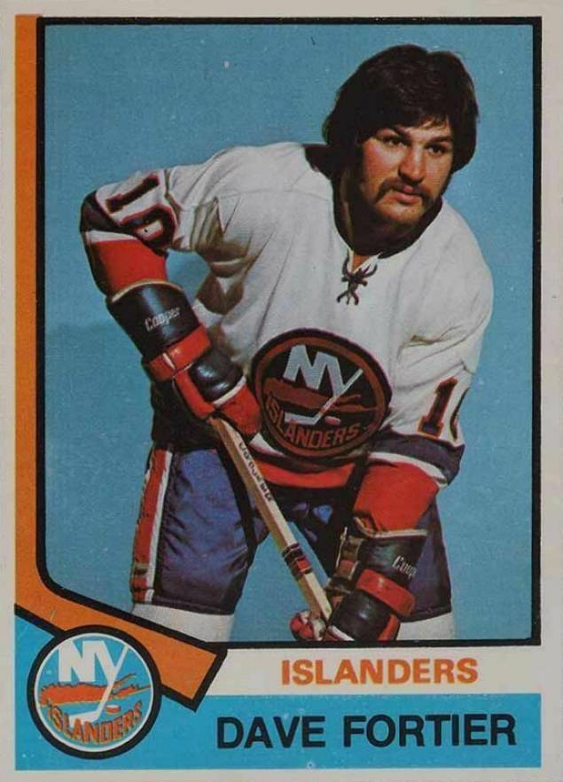 1974 O-Pee-Chee Dave Fortier #382 Hockey Card