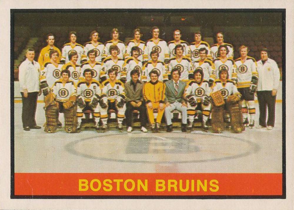 1974 O-Pee-Chee Boston Bruins Team Card #350 Hockey Card