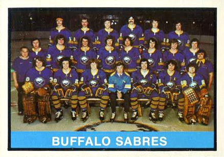 1974 O-Pee-Chee Buffalo Sabres Team #337 Hockey Card
