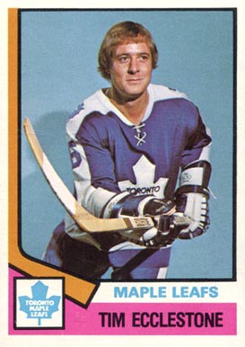 1974 O-Pee-Chee Tim Ecclestone #323 Hockey Card