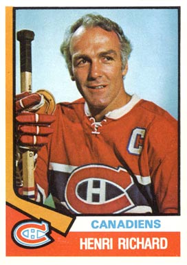 1974 O-Pee-Chee Henri Richard #321 Hockey Card